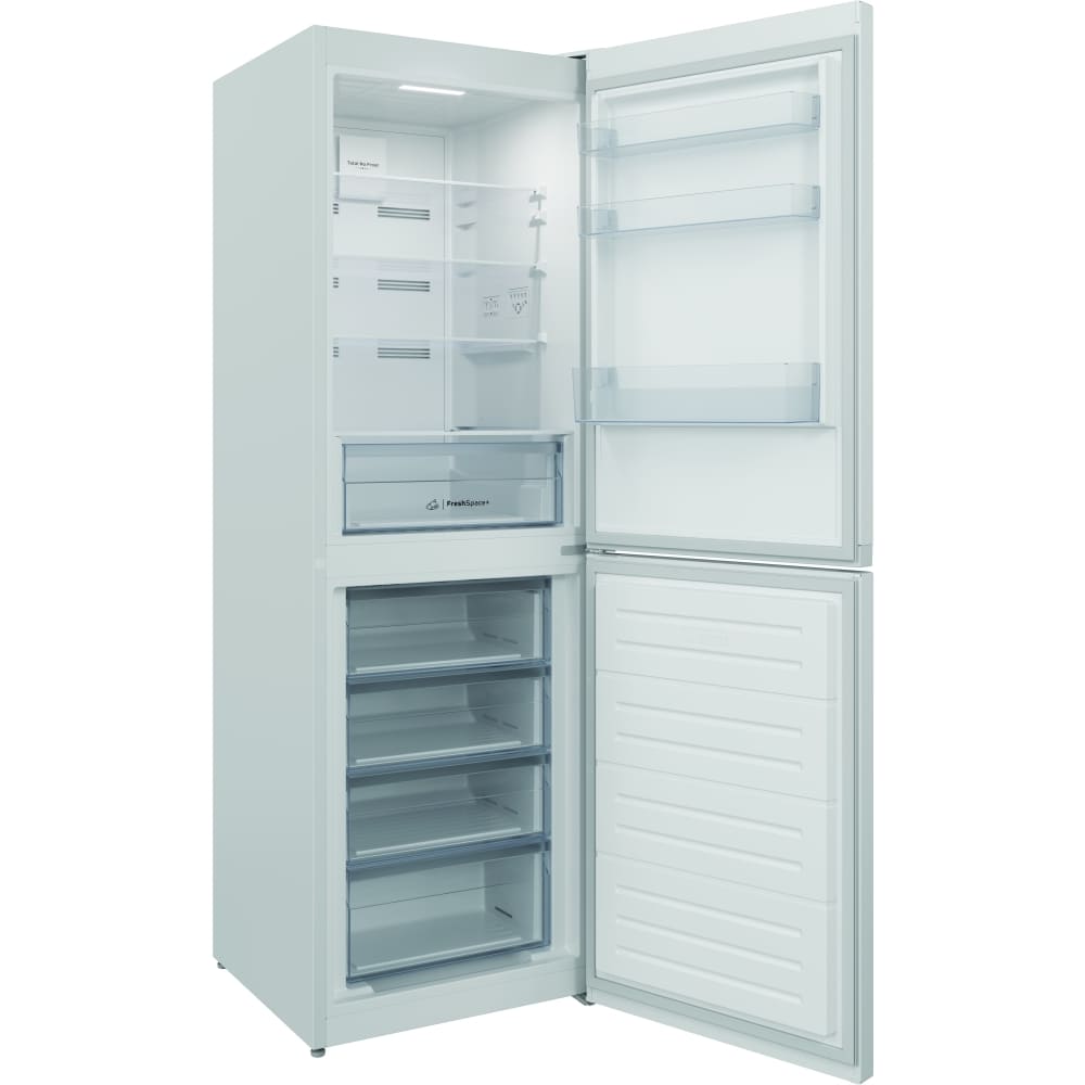 237L Freestanding White Fridge Freezer, 50/50 - Indesit IBTNF60182WUK - London Houseware - 4