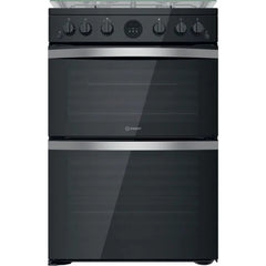 60cm Gas Cooker with Gas Hob – Indesit ID67G0MCB/UK - London Houseware - 1