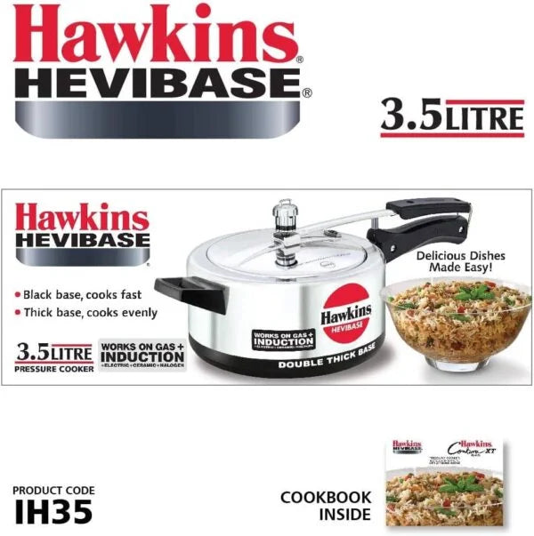 Hawkins Pressure Cooker Hevibase 3.5 Litre – IH35 - London Houseware - 2