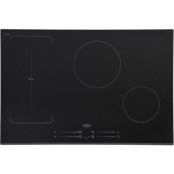 77cm Black 4 Zone Induction Hob, Frameless - Belling IHL773 - Naamaste London Homewares - 1