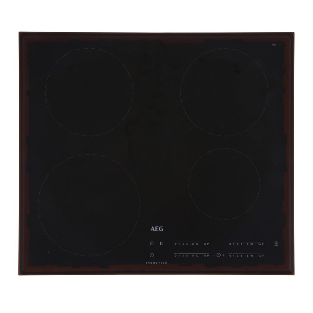 60cm 4 Zone AEG Induction Hob, Black - IKB64401FB - Naamaste London Homewares - 1