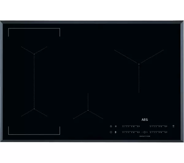 80cm 4 Zone AEG Induction Hob, Bridge - IKE84441FB - Naamaste London Homewares - 1