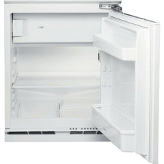 60cm Integrated Under counter Fridge with Ice Box, Stainless Steel - Indesit INBUF011 - London Houseware - 1