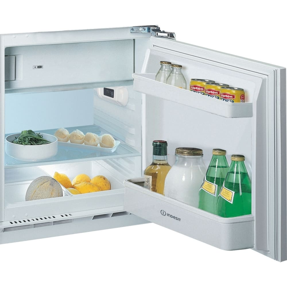 60cm Integrated Under counter Fridge with Ice Box, Stainless Steel - Indesit INBUF011 - London Houseware - 3