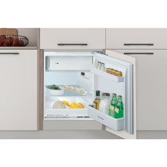 60cm Integrated Under counter Fridge with Ice Box, Stainless Steel - Indesit INBUF011 - London Houseware - 2