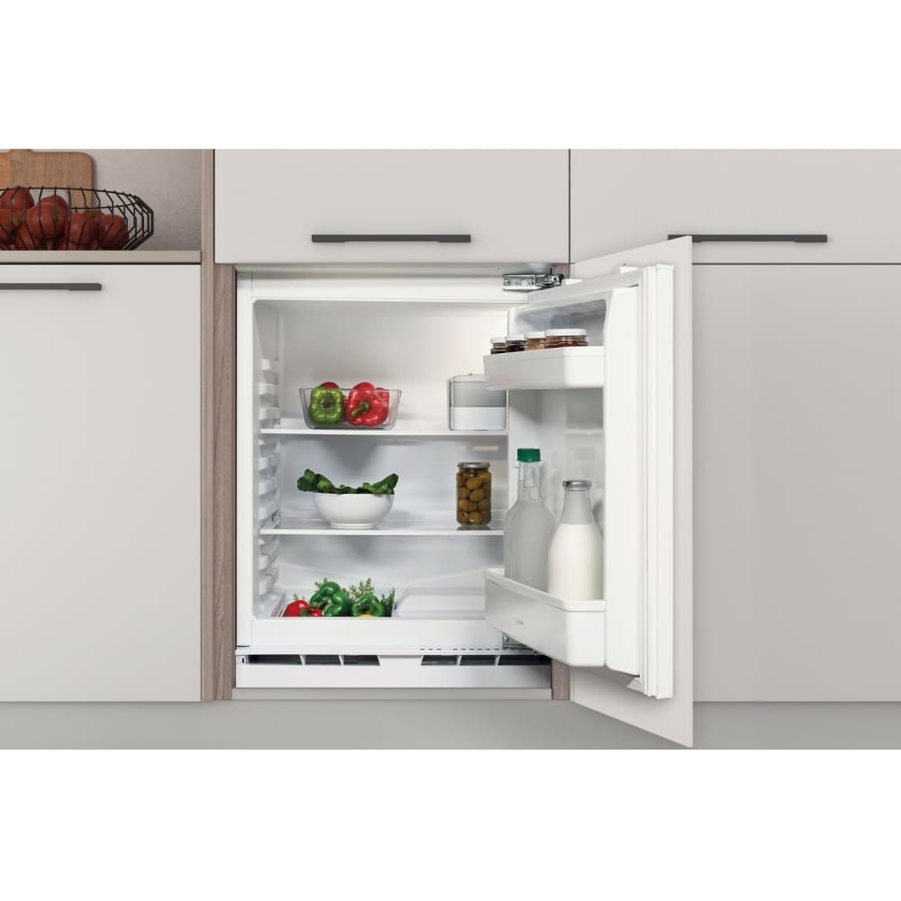 144L Built-Under Larder Integrated Fridge, Stainless Steel - Indesit INBUL011.UK - London Houseware - 4