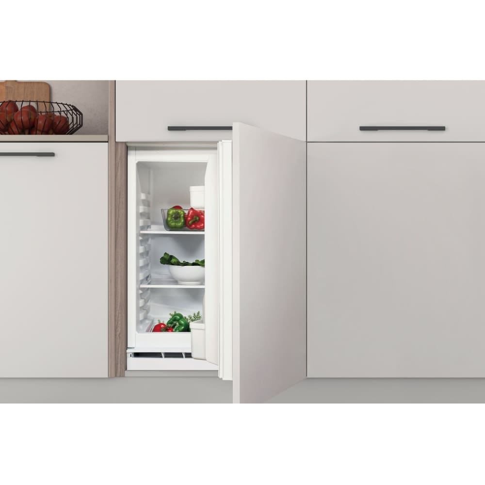 144L Built-Under Larder Integrated Fridge, Stainless Steel - Indesit INBUL011.UK - London Houseware - 3