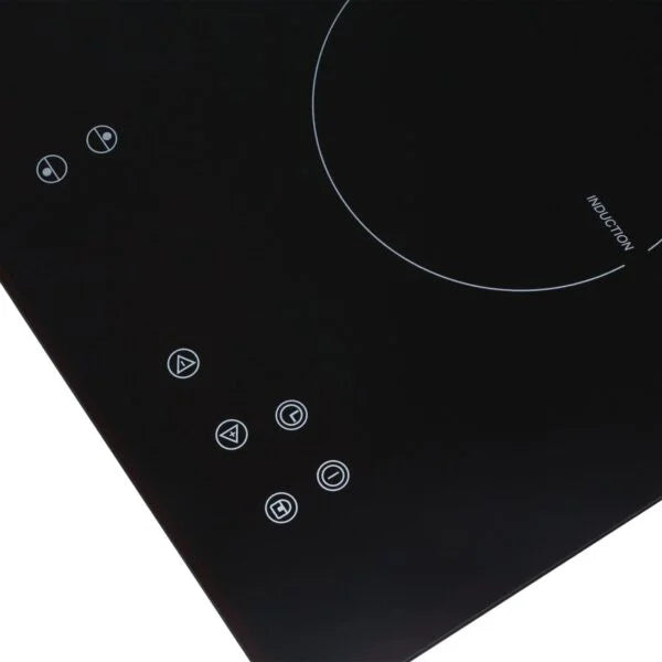 30cm 2 Zone Electric Induction Hob - SIA INDH30BL