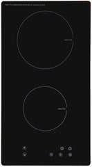 30cm Electric Induction Hob, 2 Zones / Domino - SIA INDH315BL - London Houseware - 1