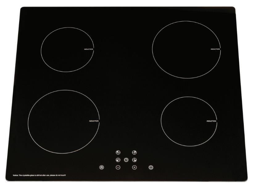 60cm 4 Zone Electric Induction Hob - SIA INDH615BL - London Houseware - 1