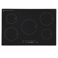 75cm Black 5 Zone Induction Hob/ Touch Control - SIA INDH75BL - London Houseware - 1