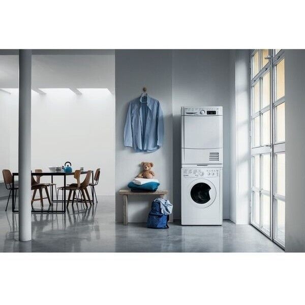 Indesit Washer Dryer 6kg in White, Freestanding – IWDC 65125 UK N - London Houseware - 2