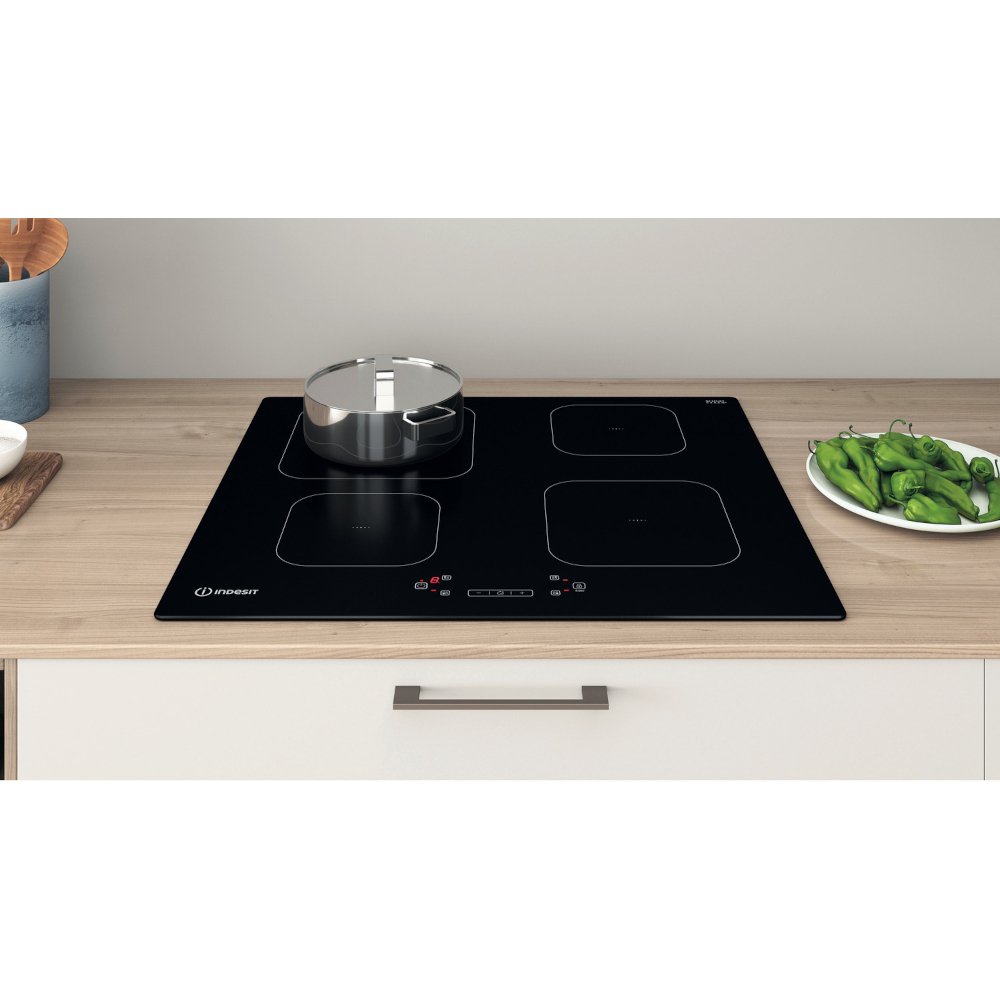 59cm 4 Zone Induction Hob Frameless - Indesit IS 83Q60 NE - Naamaste London Homewares - 5