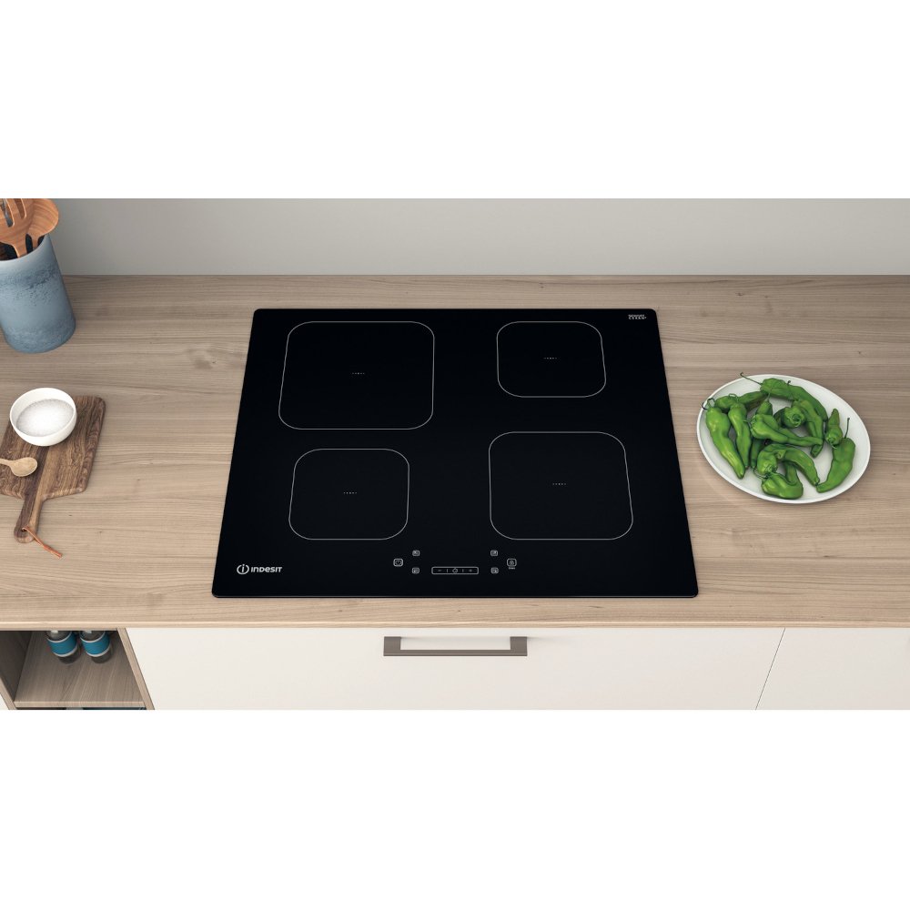 59cm 4 Zone Induction Hob Frameless - Indesit IS 83Q60 NE - Naamaste London Homewares - 4