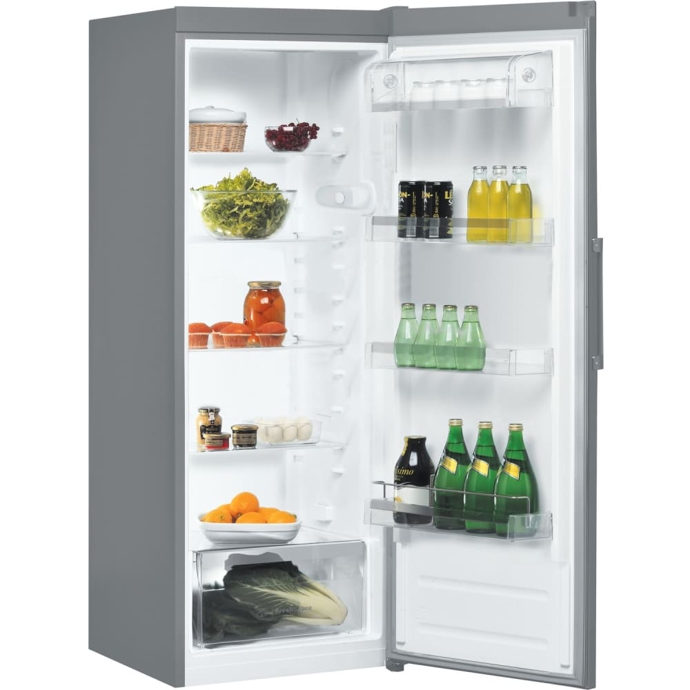 323L Freestanding Tall Larder Fridge, Silver - Indesit SI62S - London Houseware - 3