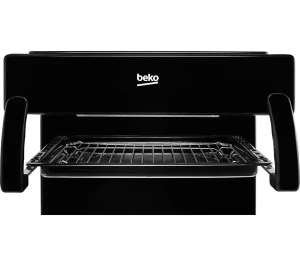 Beko 50cm Eye Level Grill Gas Cooker with Gas Hob in Black - KA52NEK - London Houseware - 6