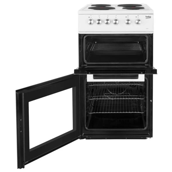 50cm Twin Cavity Electric Cooker Oven and Hob - Beko KD531AW - London Houseware - 7