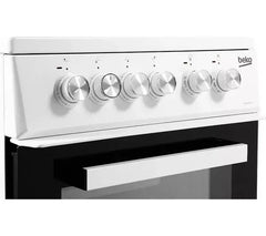 Beko 50cm Electric Cooker with Double Oven and Ceramic Hob - KDVC563AW - London Houseware - 3