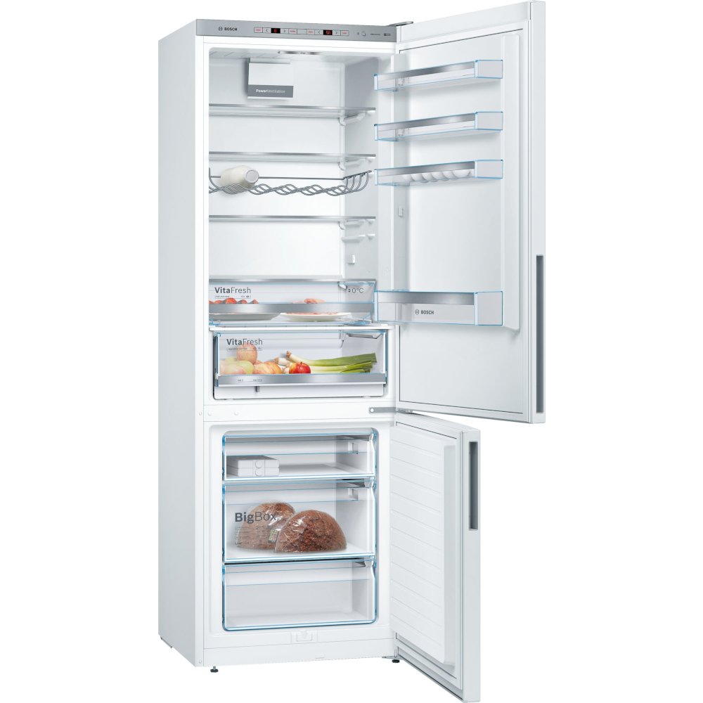 413L Low Frost Bosch Fridge Freezer, 60/40, White - KGE49AWCAG - London Houseware - 2