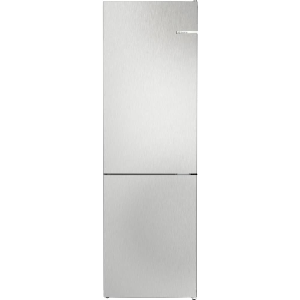 321L No Frost Bosch Fridge Freezer, 60/40, Stainless Steel - KGN362LDFG - London Houseware - 1