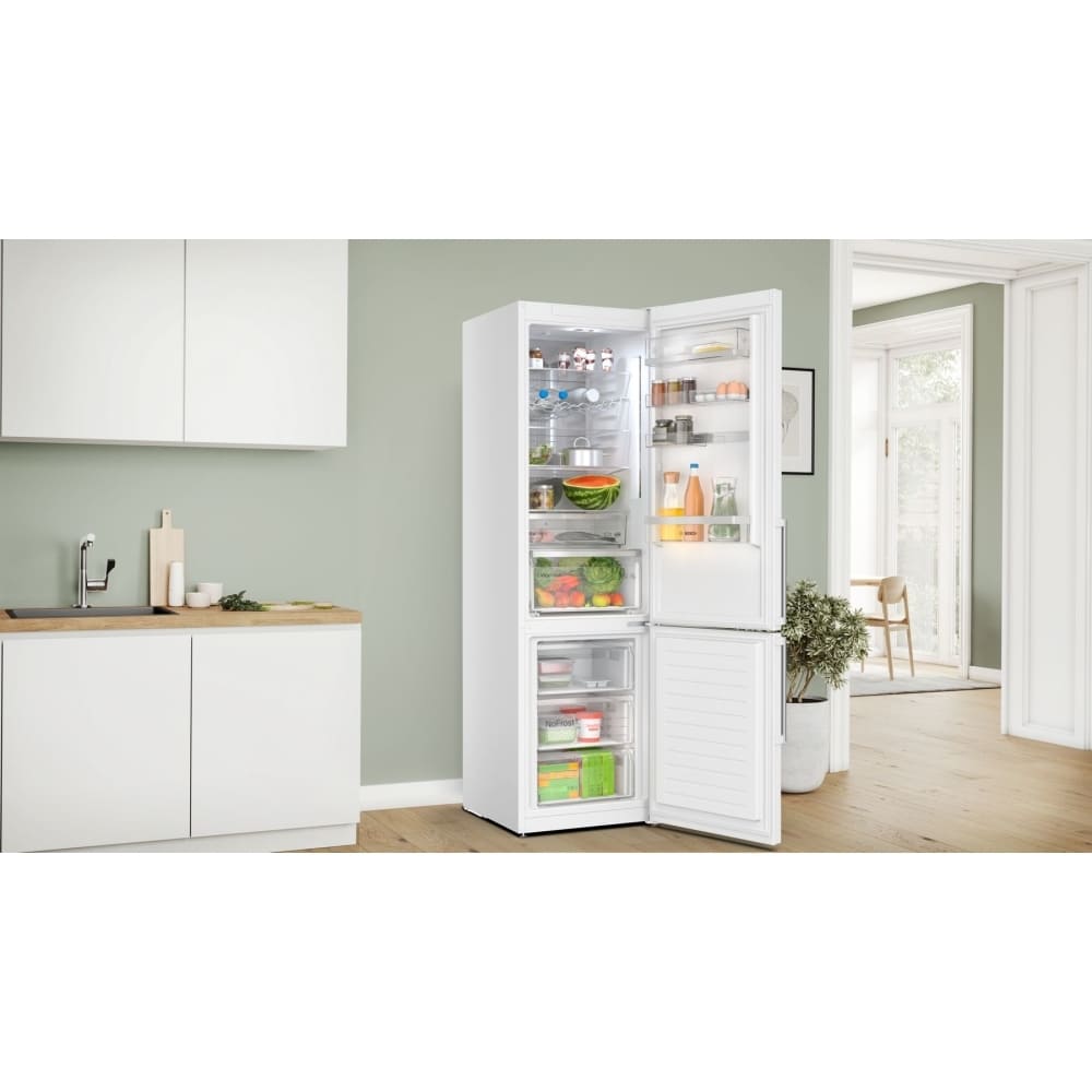 309L Frost Free Bosch Fridge Freezer, 60/40, White - KGN39AWCTG Series 6 - London Houseware - 6