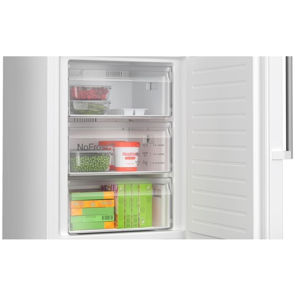 309L Frost Free Bosch Fridge Freezer, 60/40, White - KGN39AWCTG Series 6 - London Houseware - 2