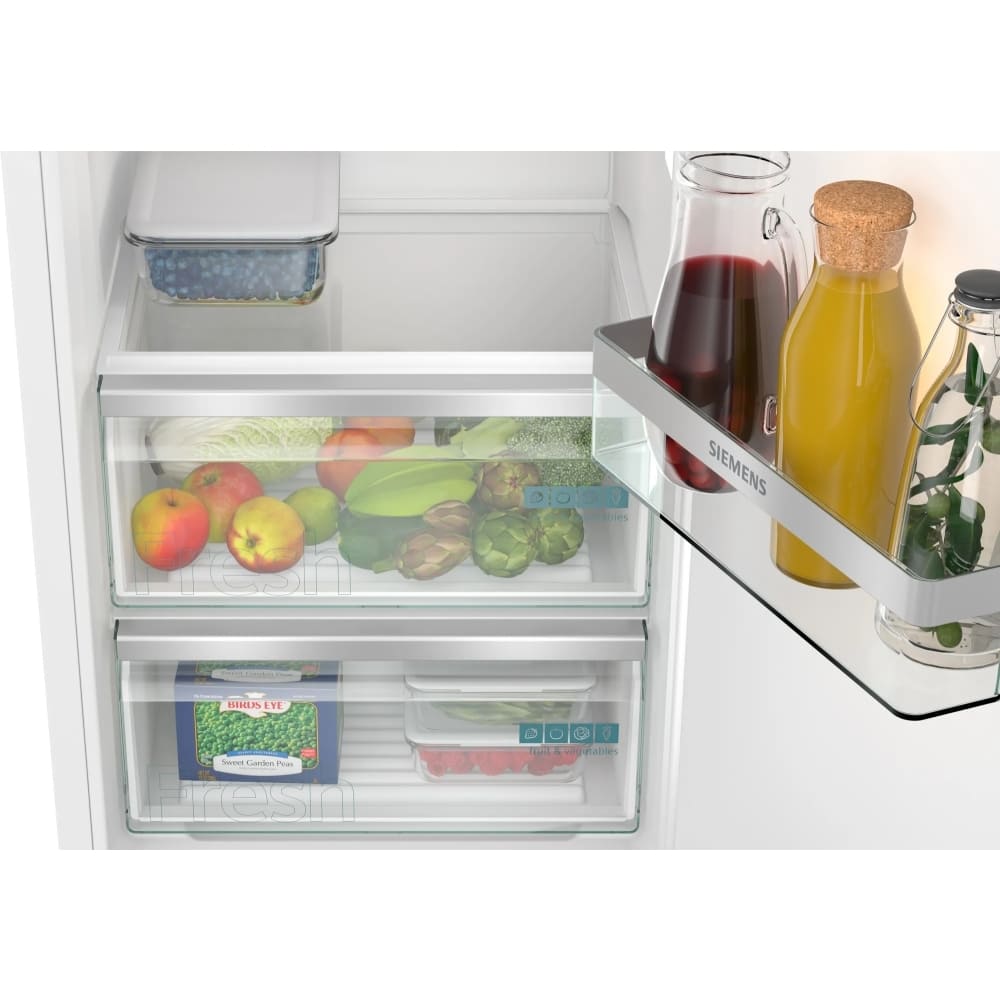 280L Under counter Larder Fridge with Ice Box, White - Siemens KI82LVFE0 iQ300 - London Houseware - 3