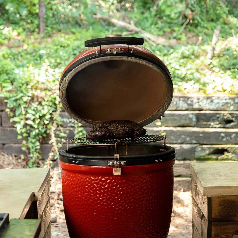 Classic 3 Charcoal BBQ Grills, Stand Alone, Red - Kamado Joe KJ15040721 - Naamaste London Homewares - 4