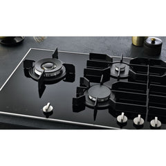 5 Burner Gas Hob Black Stainless Steel - Miele KM3054-1 - Naamaste London Homewares - 2