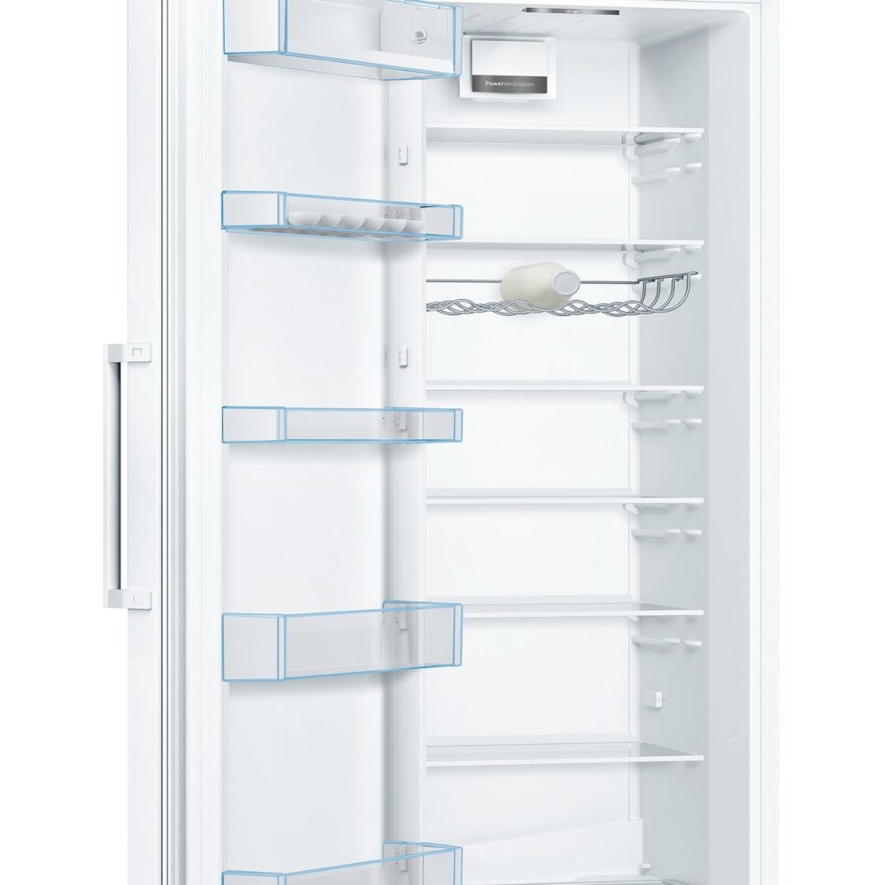 346L Freestanding Tall Larder Fridge, White - Bosch KSV36VWEPG Series 4 - London Houseware - 2