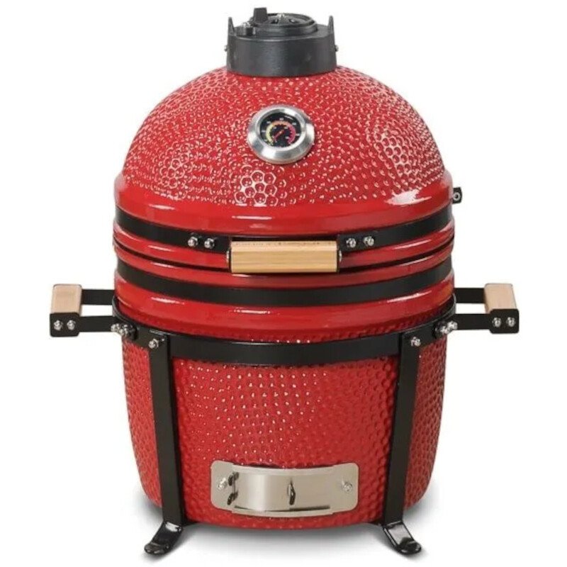 40cm Minimo 15" Charcoal BBQ Grills, Red Pack - Kamado Bono - Naamaste London Homewares - 3