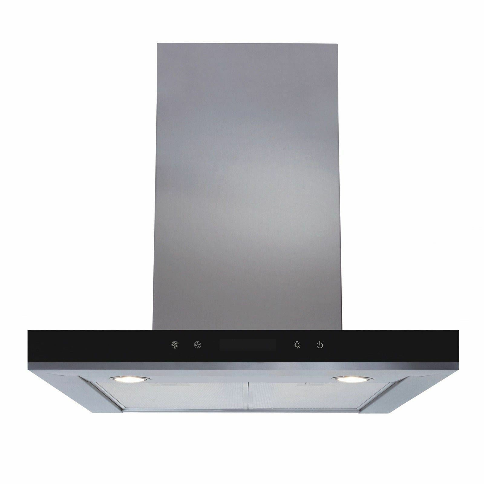 60cm Stainless Steel Extractor Fan Cooker Hood / Touch Control - SIA LIN61SS - London Houseware - 1