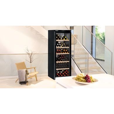 427L Black Upright Wine Cooler, 200 Bottles x 750ml – Liebherr WKb 4212 - London Houseware - 5