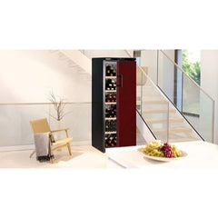 Black Upright Wine Fridge, 200 Bottles x 750ml – Liebherr WKr 4211 - London Houseware - 2