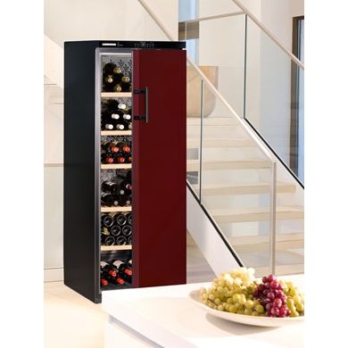 Black Upright Wine Fridge, 200 Bottles x 750ml – Liebherr WKr 4211 - London Houseware - 5