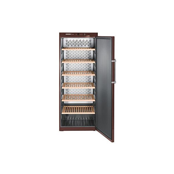 Brown Upright Wine Fridge, 312 Bottles x 750ml – Liebherr WKt 6451 - London Houseware - 3