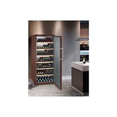 Brown Upright Wine Fridge, 312 Bottles x 750ml – Liebherr WKt 6451 - London Houseware - 2