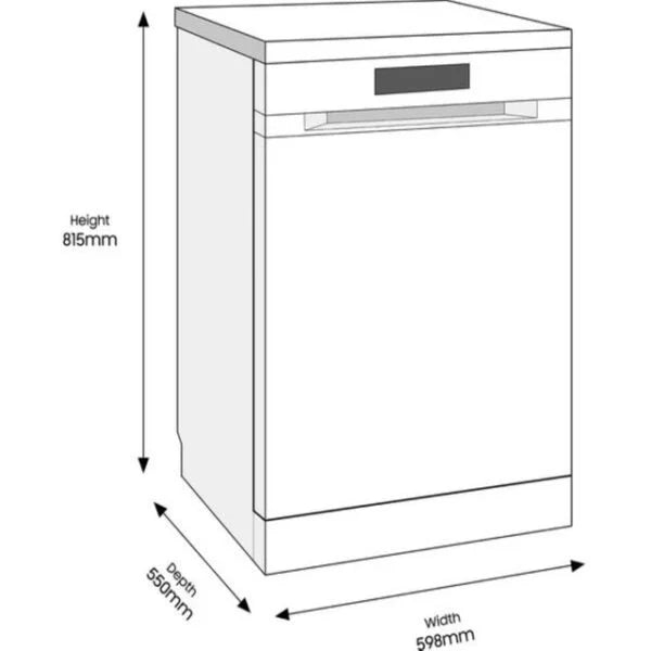 Samsung Series 5 / DW60M5050BB - 60cm Integrated Dishwasher - London Houseware - 8