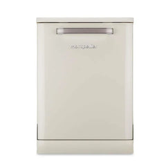 60cm Retro Freestanding Dishwasher, Cream - Montpellier MAB1353C - London Houseware - 1