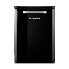 60cm Retro Freestanding Black Dishwasher - Montpellier MAB1353K - London Houseware - 1