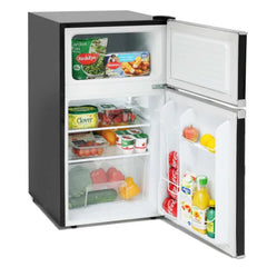 Black Retro Fridge Freezer – Montpellier MAB2035K - London Houseware - 3