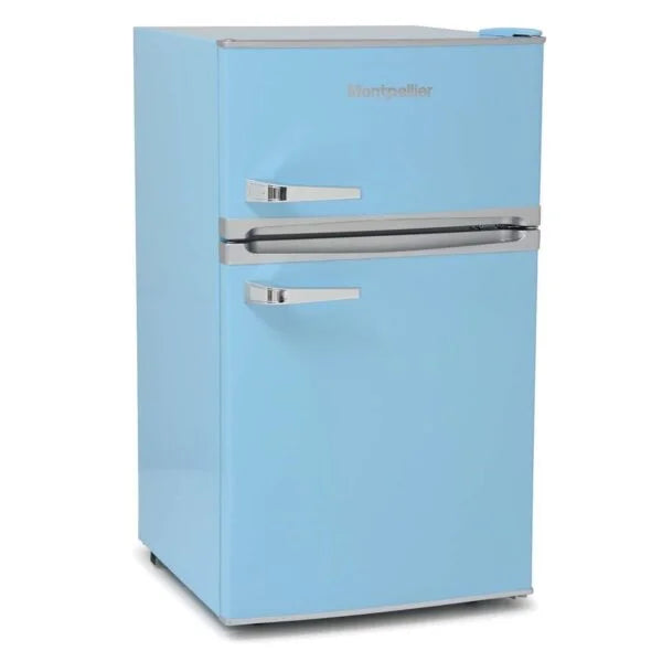 Pastel Blue Retro Fridge Freezer – Montpellier MAB2035PB - London Houseware - 4