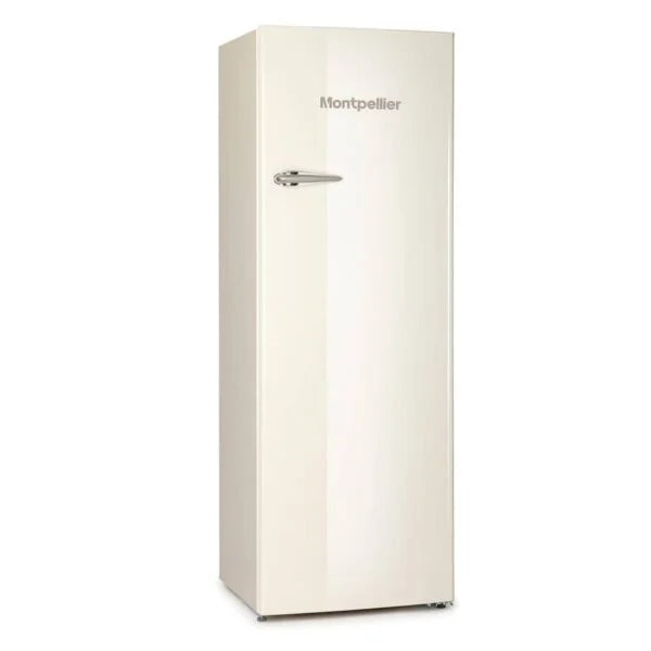 285L Cream Retro Tall Larder Fridge – Montpellier MAB341C - London Houseware - 1