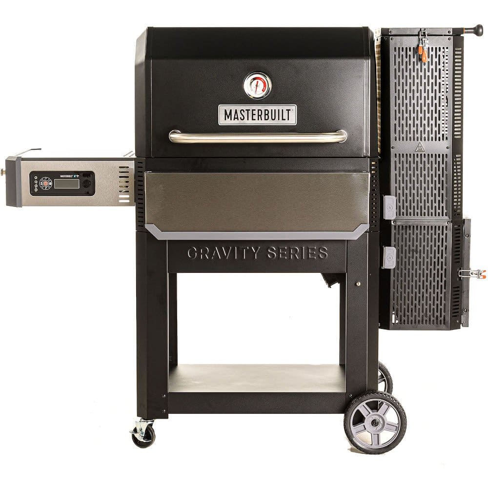 Gravity 1050 30"Charcoal BBQ Grills, Smoker Black - Masterbuilt MB20041320 - Naamaste London Homewares - 1