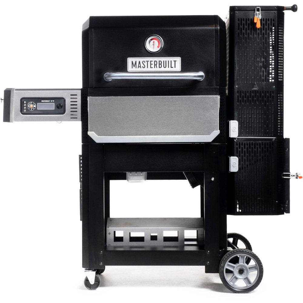 Gravity 800 Charcoal BBQ Grills, Griddle, Black - Masterbuilt MB20042221 - Naamaste London Homewares - 1