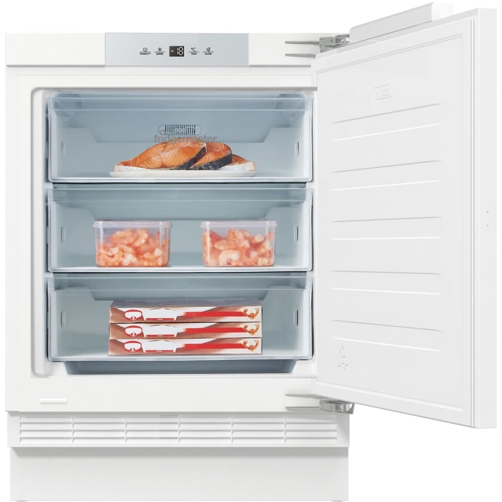 97L Built-Under Integrated Freezer, White - Fridgemaster MBUZ6097E - London Houseware - 1