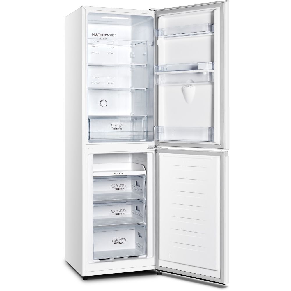 250L Total No Frost Freestanding Fridge Freezer, White - Fridgemaster MC55251DE- London Houseware - 3