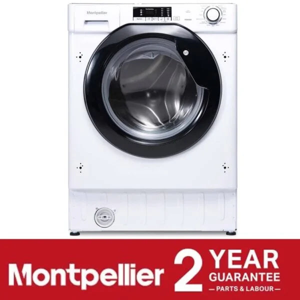 8kg Fully Integrated Washing Machine – Montpellier MIWM84 - London Houseware - 5