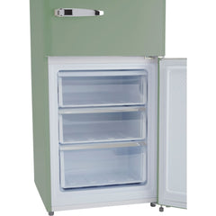 330L Retro Frost Free Fridge Freezer, 60/40, Green - CDA Florence Meadow - London Houseware - 3