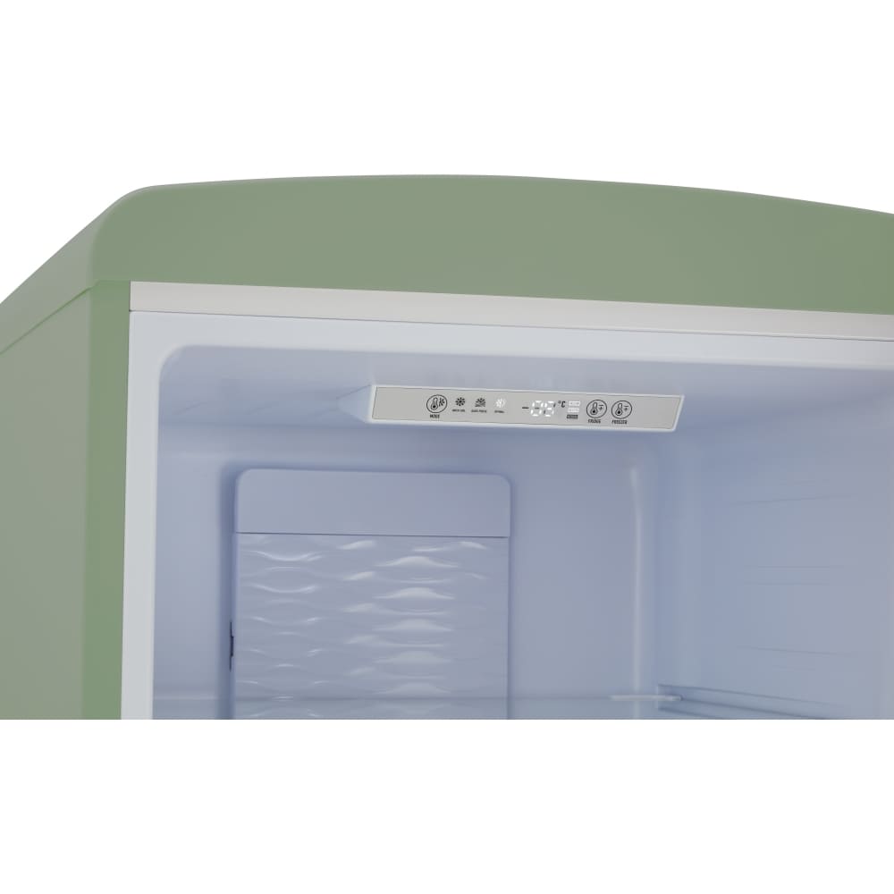 330L Retro Frost Free Fridge Freezer, 60/40, Green - CDA Florence Meadow - London Houseware - 11